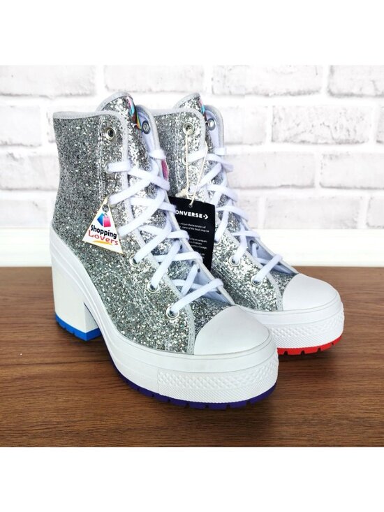 ⭐CONVERSE CHUCK 70 DELUXE Sz 8.5 Mens Shoes Heel Boots Sneakers Glitter A06028C main image 8